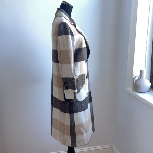 Women’s plaid check double-sided wool  coat - Picture 12 of 16